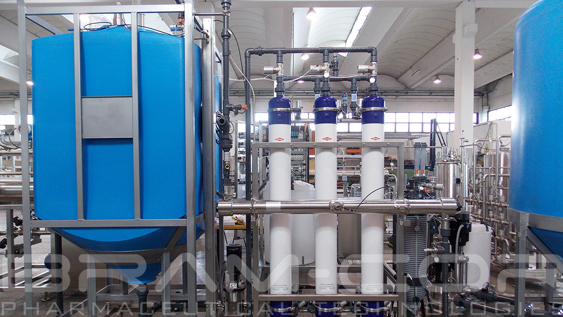 Pharmaceutical water pretreatment systems